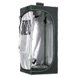 Outsunny Tenda da Coltivazione Idroponica in Mylar e Oxford 600D per Riflettere la Luce grow box grow tenda 60x60x140 cm