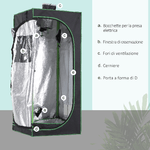 Outsunny-Tenda-da-Coltivazione-Idroponica-in-Mylar-e-Oxford-600D-per-Riflettere-la-Luce-grow-box-grow-tenda-60x60x140-cm