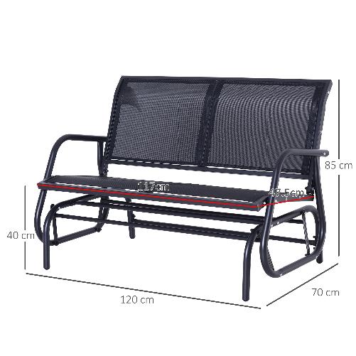 Outsunny-Panchina-a-Dondolo-da-Esterno-Panca-Giardino-Biposto-Metallo-120-×-70-×-88cm