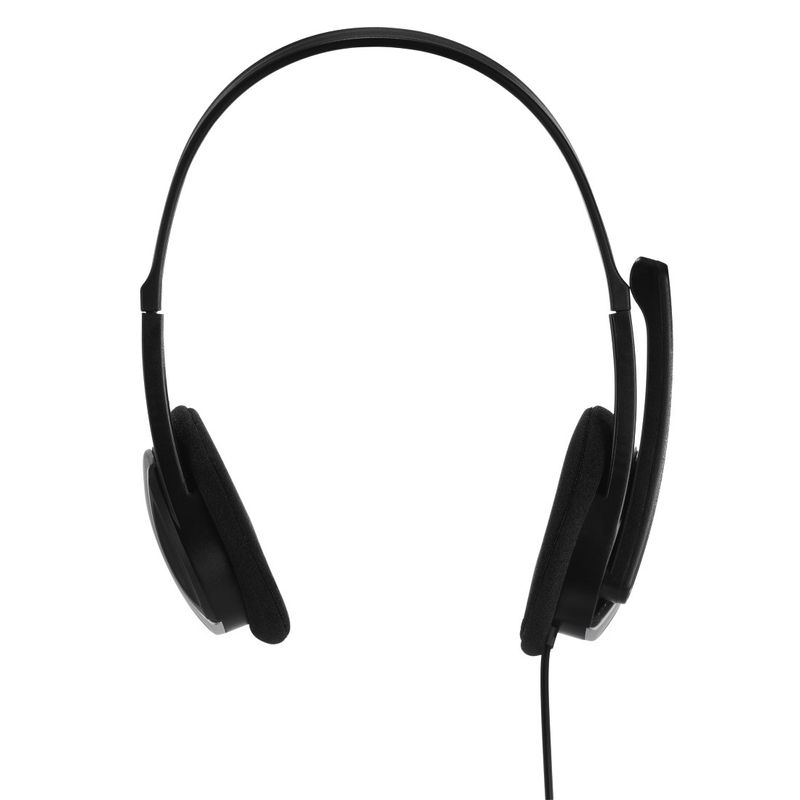 Hama-Essential-HS-200-Auricolare-Cablato-A-Padiglione-Musica-e-Chiamate-Nero-Argento--PC-Headset-BLK---Hama-HS-P100-PC-O