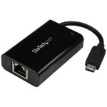 StarTech.com Adattatore Ethernet USB C - Adattatore di rete Gigabit Ethernet GbE con PD 2.0 60W