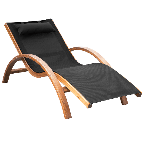 Outsunny-Lettino-Prendisole-Chaise-Longue-con-Poggiatesta-in-Legno-e-Tessuto-a-Rete-165x72x86cm