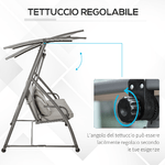 Outsunny-Dondolo-da-Esterni-2in1-per-3-Persone-Convertibile-in-Letto-con-Tettuccio-218x120x168cm-Cachi-Chiaro