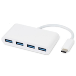 Microconnect USB3.1CUSB3 hub di interfaccia USB 3.2 Gen 1 3.1 Gen 1 Type-C 5000 Mbit/s Bianco (USB-C Multiport Adapter -