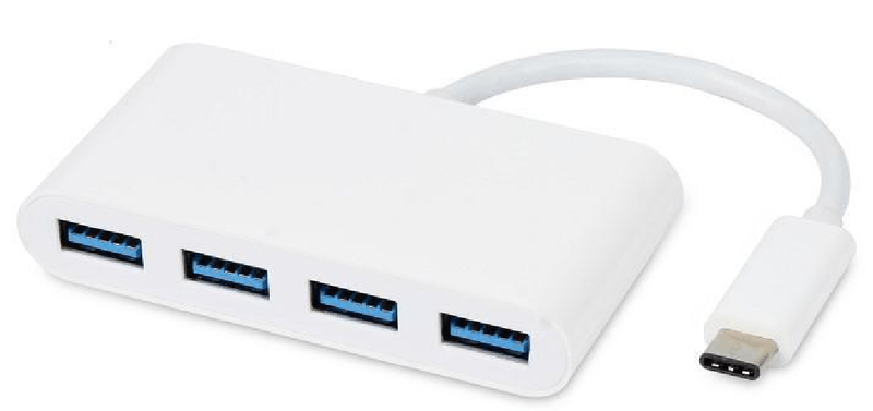 Microconnect-USB3.1CUSB3-hub-di-interfaccia-USB-3.2-Gen-1-3.1-Gen-1-Type-C-5000-Mbit-s-Bianco--USB-C-Multiport-Adapter--