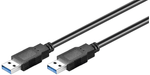 USB3.0--A-A-0.5m-M-M-Black