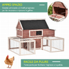 PawHut-Pollaio-a-Terra-Gabbia-per-Galline-Ovaiole-con-Recinto-Mobile-in-Metallo