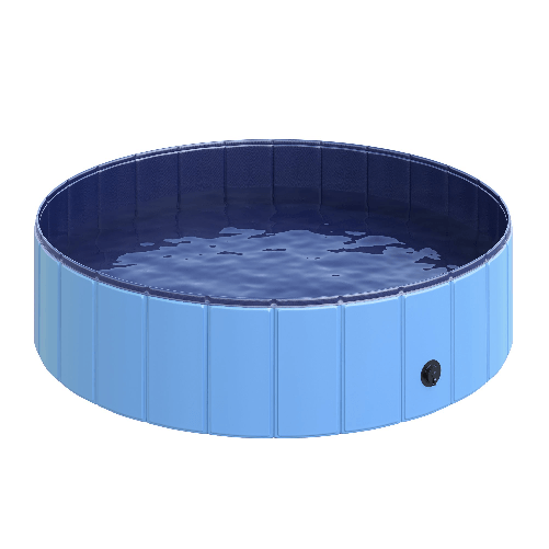 PawHut-Piscina-Pieghevole-per-Cani-in-Plastica-Bordo-Stabile-per-Animali-Domestici-Blu-120-x-30-cm--ØxH-