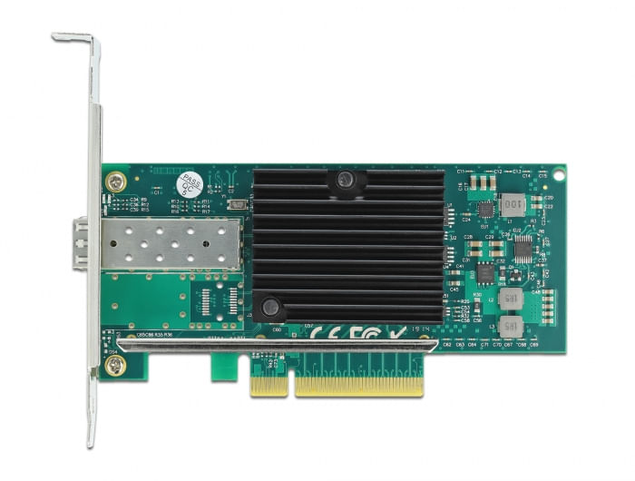 DeLOCK-PCI-Express-Card-to-1-x-SFP--Slot-10-Gigabit-LAN---Netzwerkadapter---PCIe-20-x8---10-Gigabit-SFP--x-1--90479-