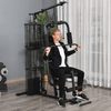 HOMCOM-Stazione-Fitness-Palestra-Multifunzione-per-Allenamento-a-Casa-e-Professionale-Acciaio-150x110x210cm-Nero