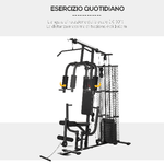 HOMCOM-Stazione-Fitness-Palestra-Multifunzione-per-Allenamento-a-Casa-e-Professionale-Acciaio-150x110x210cm-Nero