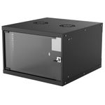 Intellinet 714785 rack 6U Da parete Nero (Network Cabinet Wall Mount Basic 6U Usable Depth 500mm/Width 485mm Black Flatp