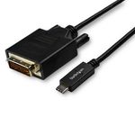 StarTech.com Cavo USB C a DVI (Single-Link) 1080p - 3 m - Cavo Adattatore Video USB Type-C a DVI-D (DP Alt Mode HBR2)