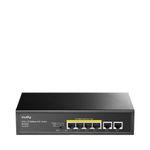 Cudy FS1006P switch di rete Fast Ethernet (10/100) Supporto Power over Ethernet (PoE) Nero