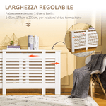 HOMCOM-Mobile-Copricalorifero-Larghezza-Regolabile-e-Mensola-Superiore-in-MDF-e-Legno---Bianco