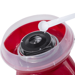 HOMCOM-Macchina-per-Zucchero-Filato-in-PP-Acciaio-Inox-e-Alluminio-450W-27-x-26-x-18cm-Rosso