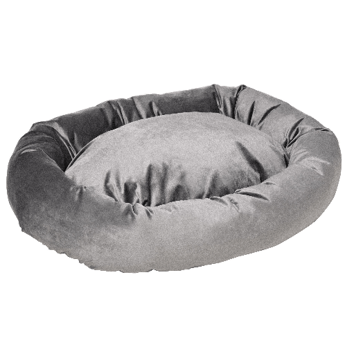 PawHut-Cuccia-per-Cani-Imbottita-con-Bordi-Rialzati-e-Cuscino-Rivestimento-in-Velluto-Sfoderabile-102x74x23cm---Grigio-Scuro