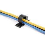 StarTech.com-100-Clip-Fermacavi-Autoadesivi-Nero---Graffette-Fermacavo-Adesive-da-Scrivania-per-Cavi-Elettrici-Rete---Su