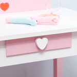 ZONEKIZ-Set-Tavolo-Trucco-con-Sgabello-Specchio-e-Cassetto-in-MDF-per-Bimbi-3-6-Anni-Bianco-e-Rosa