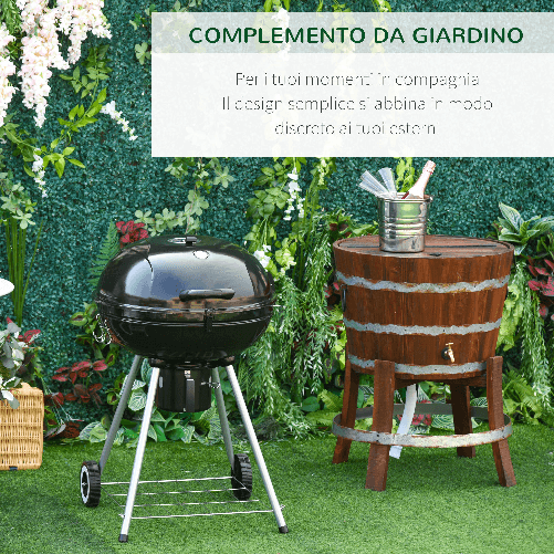 Outsunny-Barbecue-a-Carbonella-con-Coperchio-e-Termometro-Doppia-Griglia-in-Metallo-Nero