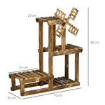 Outsunny-Scaffale-per-Piante-da-Esterno-a-4-Ripiani-con-Decorazione-a-Mulino-76x30x90-cm