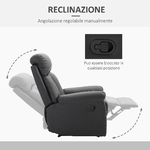 HOMCOM-Poltrona-Relax-Reclinabile-con-Seduta-Imbottita-e-Poggiapiedi-per-Casa-e-Ufficio-in-Ecopelle-80x91x102-cm-Nera