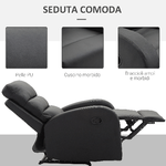 HOMCOM-Poltrona-Relax-Reclinabile-con-Seduta-Imbottita-e-Poggiapiedi-per-Casa-e-Ufficio-in-Ecopelle-80x91x102-cm-Nera