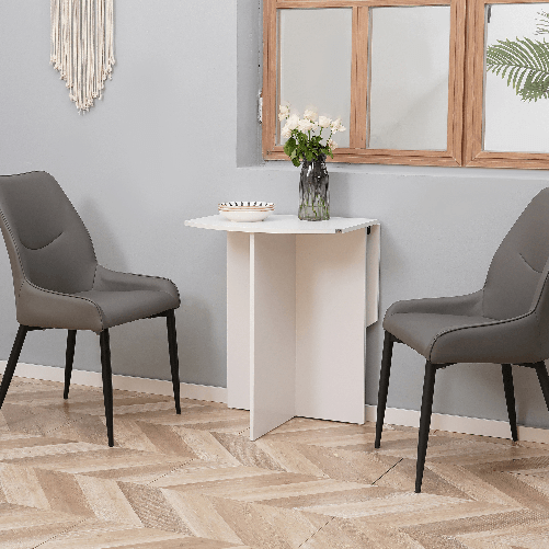 HOMCOM-Tavolo-da-Pranzo-Pieghevole-Salvaspazio-in-Legno-90x60x74cm-Bianco