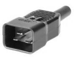 Microconnect-C20PLUG-cavo-di-collegamento-C20-Nero--IEC-Power-Adaptor-C20-Plug---C20-Socket-Straight-Black---16A-250V---