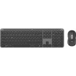 Logitech MK950 Signature Slim tastiera Mouse incluso Ufficio RF senza fili + Bluetooth QWERTZ Tedesco Grafite