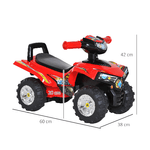 HOMCOM-Quad-Giocattolo-per-Bambini-con-4-Ruote-Clacson-Musica-Luci-60-×-38-×-42cm-in-PP-Rosso