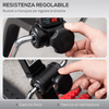 HOMCOM-Pedaliera-per-Braccia-e-Gambe-da-Divano-e-Poltrona-con-Schermo-LCD-Altezza-e-Resistenza-Regolabile-in-Acciaio-56x44-56x75-97cm-Nera-e-Rossa