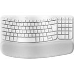 Logitech Wave Keys for Mac tastiera Casa/ufficio Bluetooth QWERTZ Tedesco Bianco