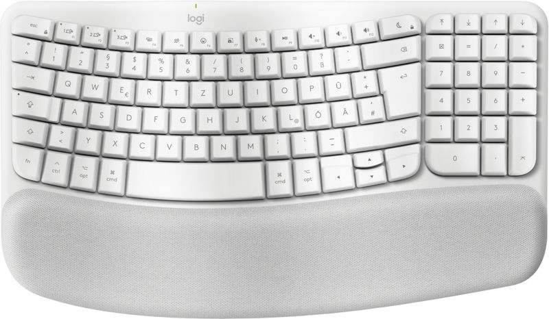 Logitech-Wave-Keys-for-Mac-tastiera-Bluetooth-QWERTZ-Tedesco-Bianco