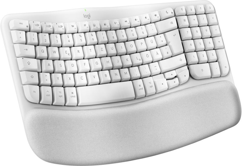 Logitech-Wave-Keys-for-Mac-tastiera-Bluetooth-QWERTZ-Tedesco-Bianco