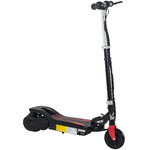 HOMCOM Monopattino Elettrico Pieghevole Altezza Regolabile 82-93cm con Freno velocità 12km/h - Nero