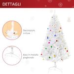 HomCom-Albero-di-Natale-180cm-con-930-Rami-Addobbato-Bianco