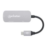 Manhattan 130707 replicatore di porte e docking station per laptop Cablato USB 3.2 Gen 1 3.1 Gen 1 Type-C Alluminio (USB