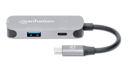 Manhattan-130707-replicatore-di-porte-e-docking-station-per-laptop-Cablato-USB-3.2-Gen-1-3.1-Gen-1-Type-C-Alluminio--USB