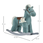 HOMCOM-Cavallo-a-Dondolo-in-Peluche-e-Legno-con-Suoni-e-Orsetto-Incluso-per-Bimbi-da-18-36-Mesi-65x26x55cm-Blu