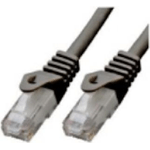 M-Cab 3950 cavo di rete Nero 15 m Cat6 U/UTP UTP (CAT6 RJ45 UTP LSZH 15M BK - 5GBIT PATCH CABLE HALOGENFREI)