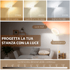 HOMCOM-Lampada-da-Terra-compatibile-con-Alexa-e-Google-Home-con-Luce-RGB-in-Acciaio-Φ25x168-cm-Bianca