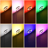 HOMCOM-Lampada-da-Terra-compatibile-con-Alexa-e-Google-Home-con-Luce-RGB-in-Acciaio-Φ25x168-cm-Bianca