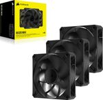 Corsair-RS120-MAX-12cm-PWM-Thick-Case-Fans-x3-30mm-Thick-Magnetic-Dome-Bearing-2000-RPM-Liquid-Crystal-Polymer-Construct