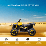 HOMCOM-Quad-Elettrico-per-Bambini-12V-2-Velocita-Ruote-Larghe-con-Sospensioni-e-Fari-LED-Eta-3-5-Anni-Giallo