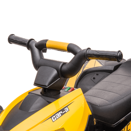 HOMCOM-Quad-Elettrico-per-Bambini-12V-2-Velocita-Ruote-Larghe-con-Sospensioni-e-Fari-LED-Eta-3-5-Anni-Giallo