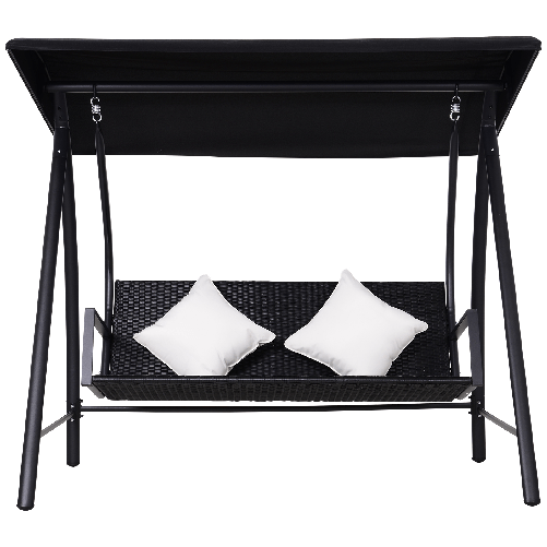 Outsunny-Dondolo-Polyrattan-da-Giardino-a-3-posti-2-Cuscini-e-Baldacchino-Ferro-Verniciato-a-Polvere-Tetto-Idrorepellente-Cuscini-Sfoderabili-198x124x179cm-360kg