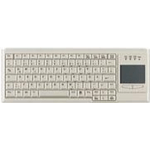 Cherry Industry 4.0 Compact Ultraflat Touchpad Keyboard - Corded - QWERTY - Light Grey