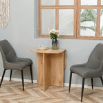 HOMCOM-Tavolo-da-Pranzo-Pieghevole-Salvaspazio-in-Legno-90x60x74cm-Quercia