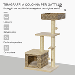 PawHut-Tiragraffi-a-Colonna-da-109cm-per-Gatti-fino-a-5kg-con-Cuccia-Giochi-e-Pali-in-Corda-Beige-60x40x109cm